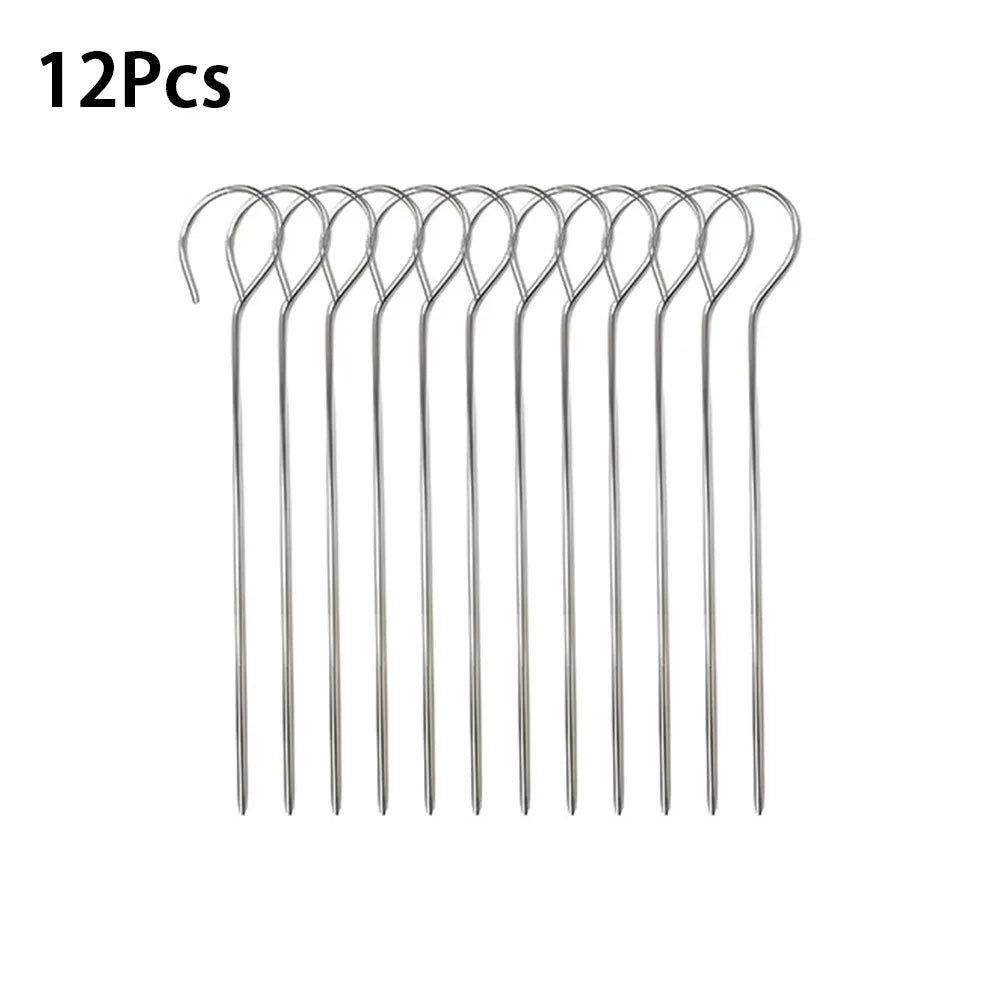 Air Fryer Special Grill Round Hanging Skewers Rack Home Kitchen Outdoor Stainless Steel Grill